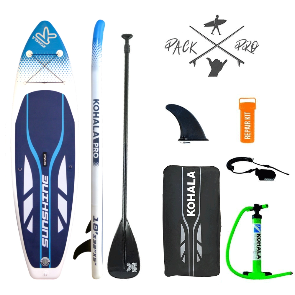 Pack Tabla de Paddle surf Sunshine 10´´. OFERTAS PADEL SURF yesterify